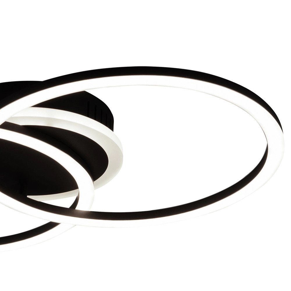 Zwarte plafondlamp Venida Trio 4017807445053