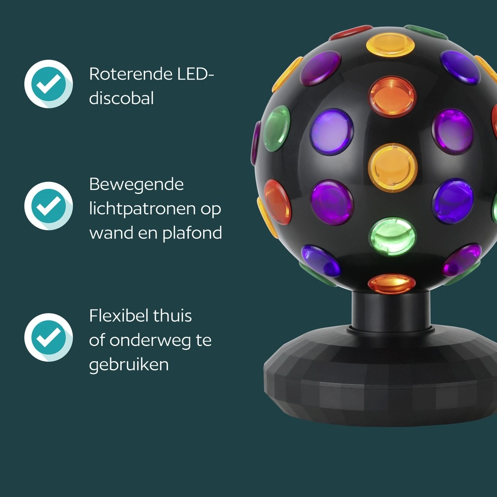 Tafellamp Disco bal zwart Eglo 9002759743055