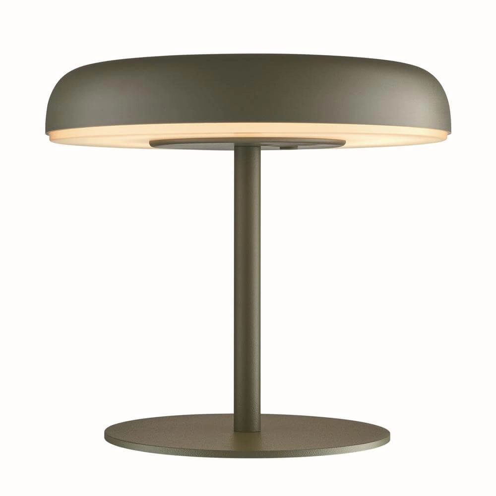 Solar tafellamp Elmer groen oplaadbaar