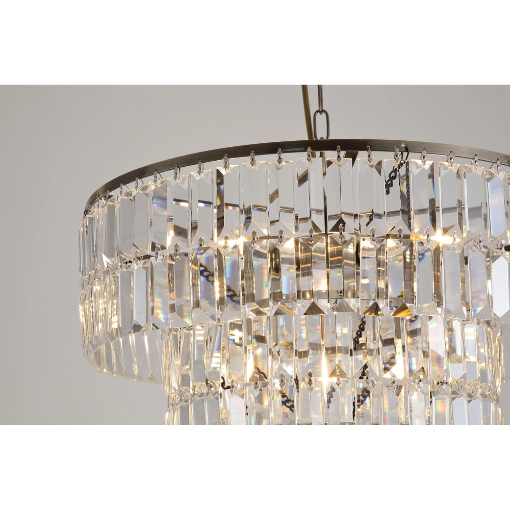 Kroonluchter Empire antiek messing Ø 50cm Searchlight 5053423303888