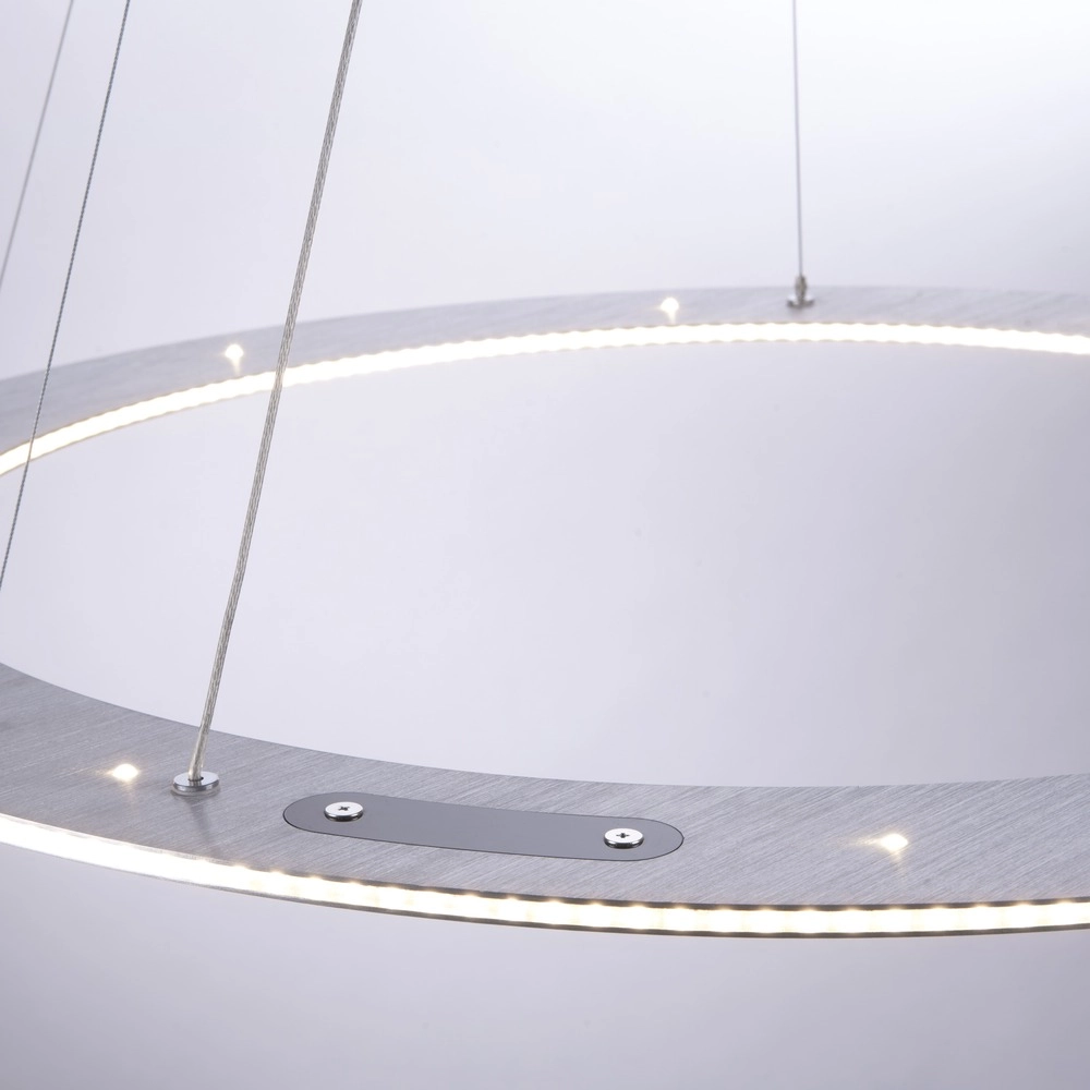 Led hanglamp Pure Cosmo geborsteld metaal - Ø 75cm Paul Neuhaus 4012248350751