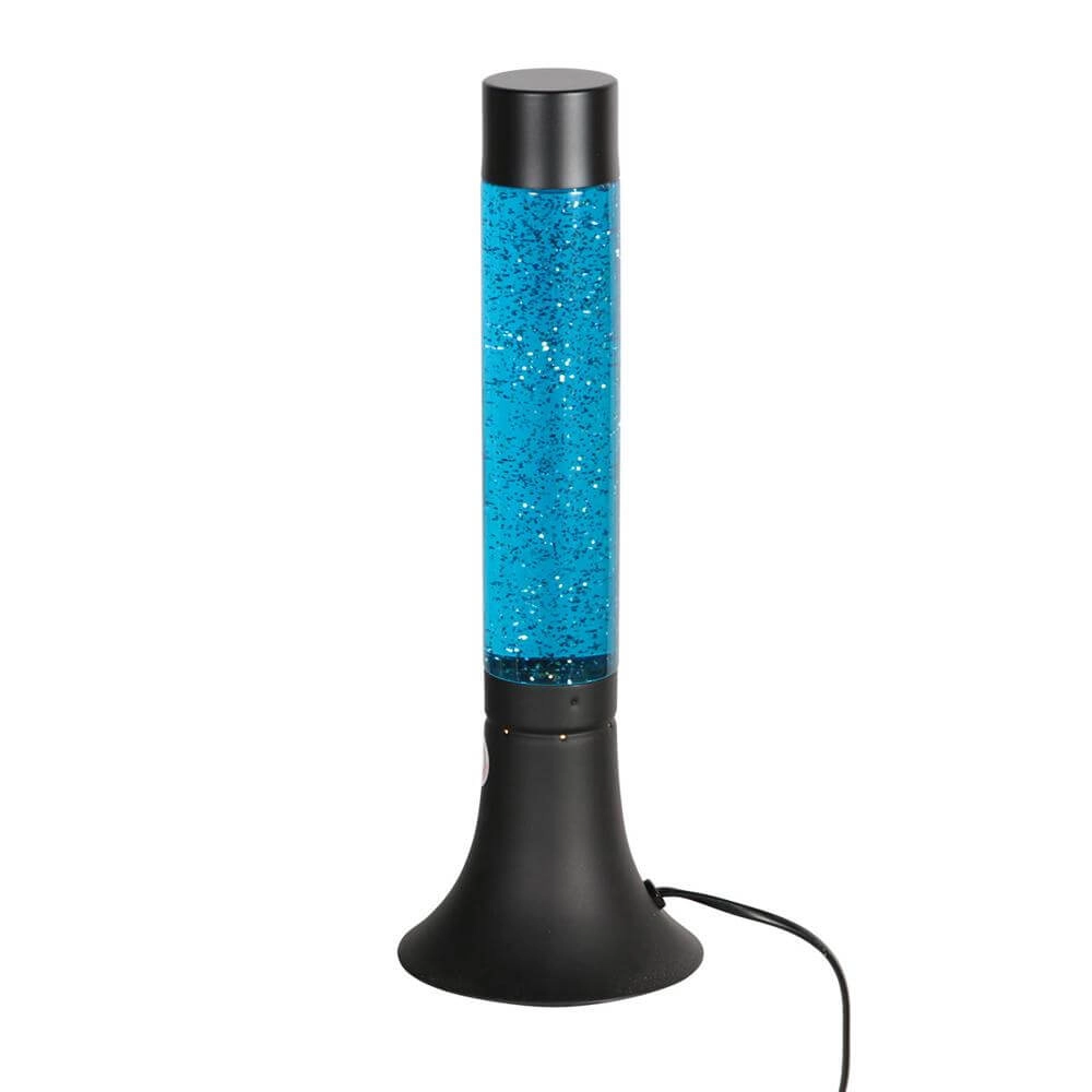 Lavalamp Volcan zwart met blauw Steinhauer 8712746177671