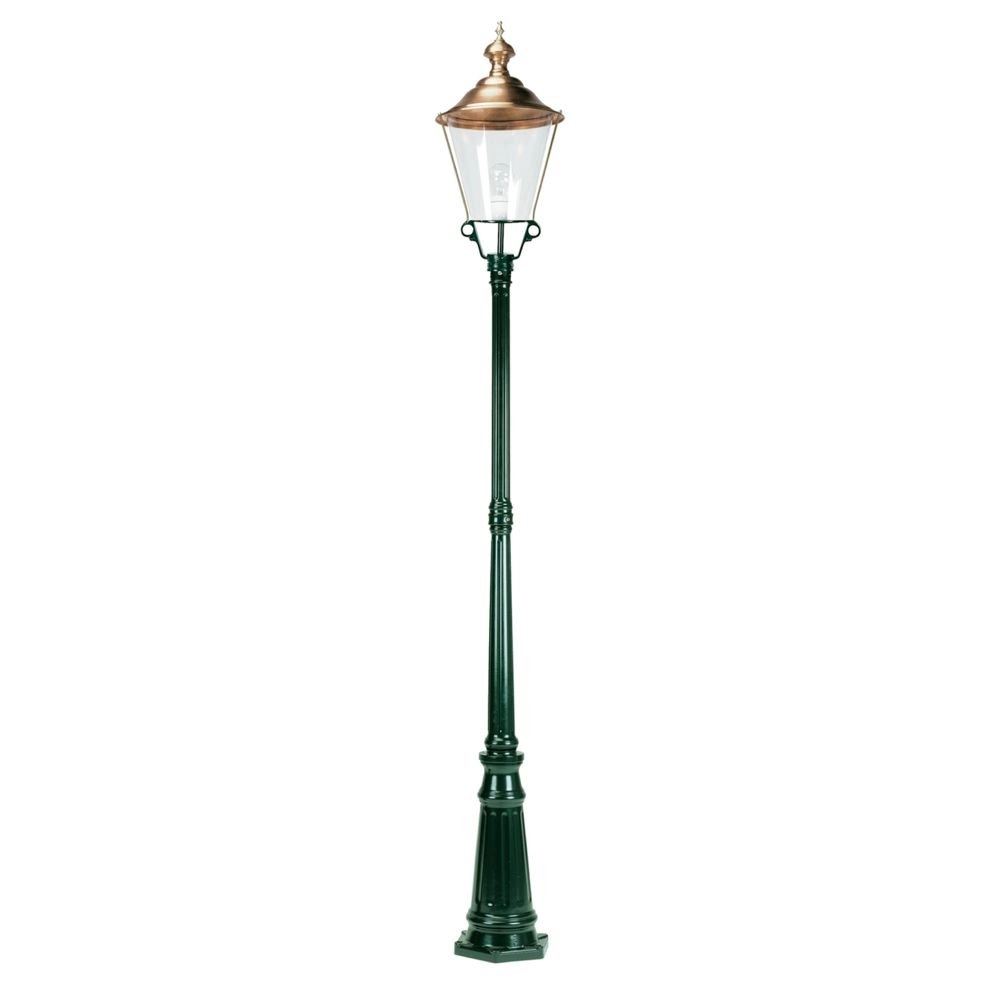Nostalgische tuinlamp Tiga zwart