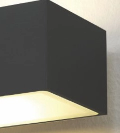 Led gevelspot Eindh 13cm - zwart Artdelight 8719831733514