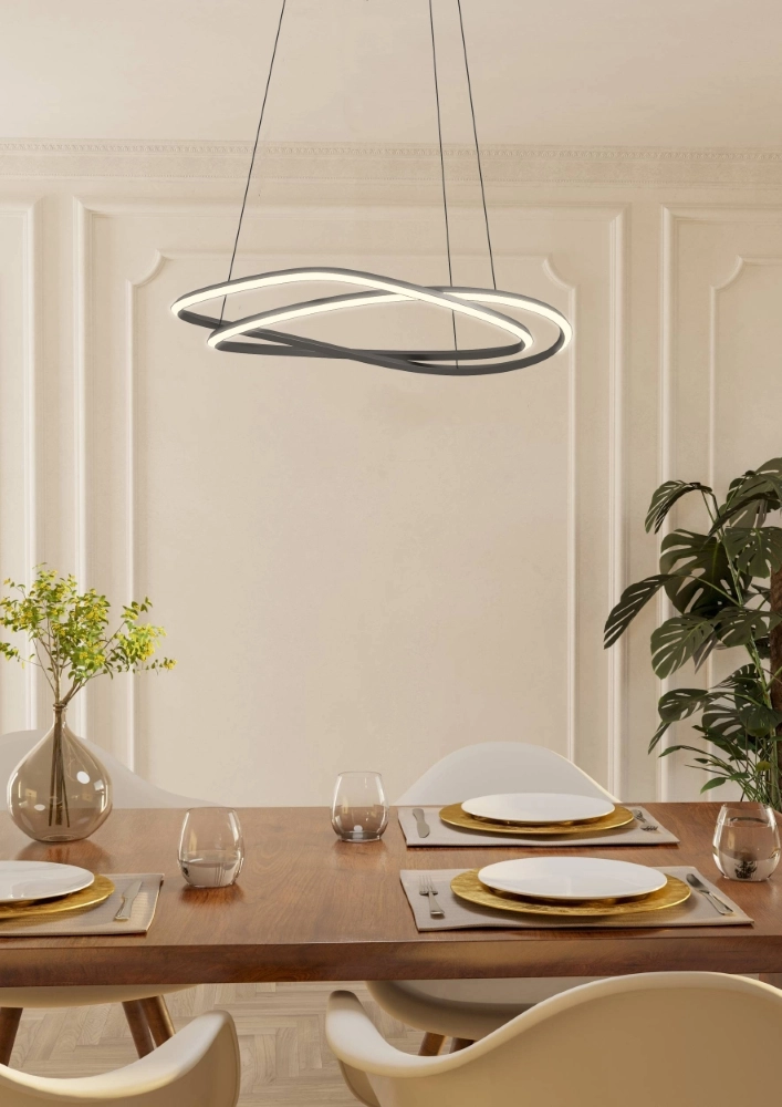Design hanglamp Guntin verstelbaar grijs Stars of Light 9008606357802