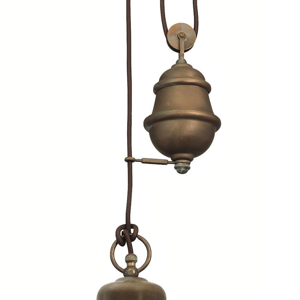 Veranda hanglamp Veranda 1 30cm koperbruin Franssen 8021035005756
