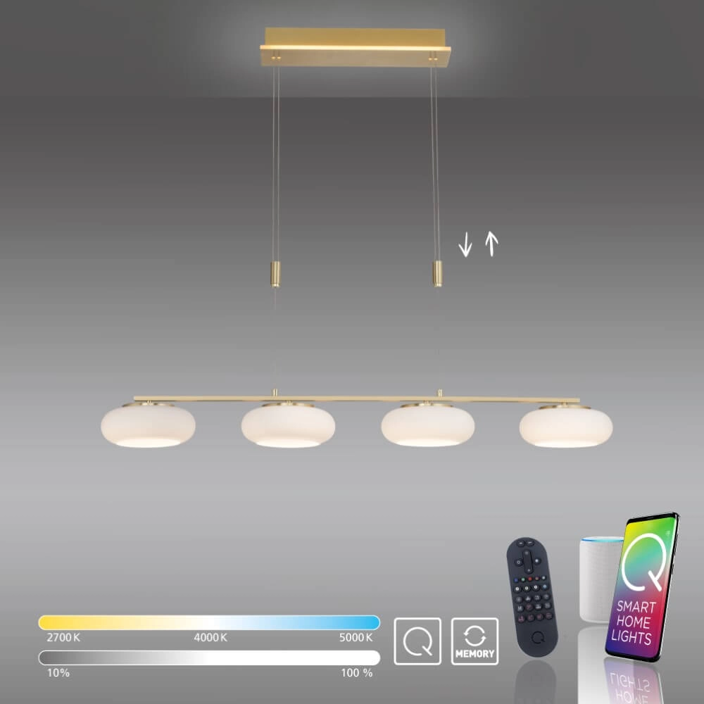 4-lichts hanglamp Q-Etienne messing recht Paul Neuhaus 4012248350478
