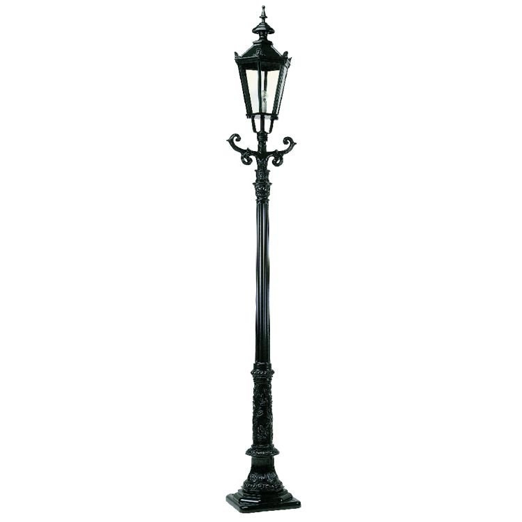 Nostalgische tuinlamp Washington zwart
