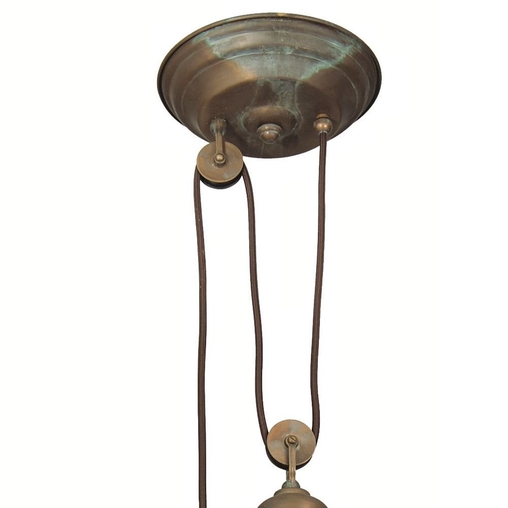 Veranda hanglamp Veranda 2 32cm koperbruin Franssen 8021035005749