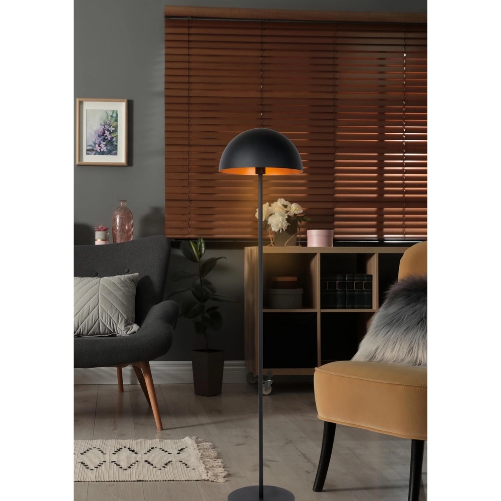 Design vloerlamp Siemon zwart Lucide 5411212451668