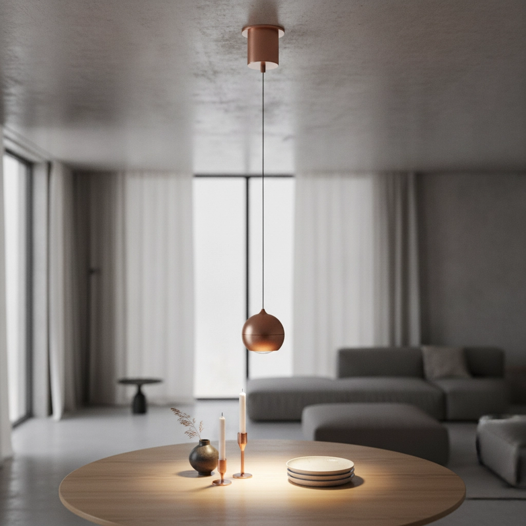 Hanglamp bol Miami brons Ø 10cm