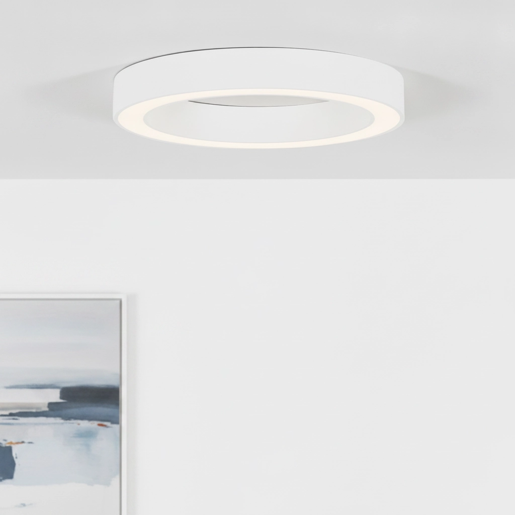 Plafondlamp Morbido wit Ø 60cm
