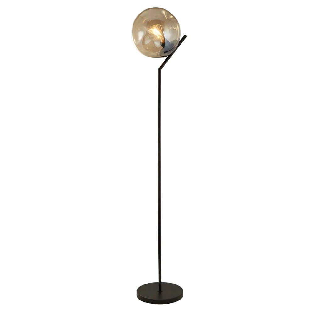 Vloerlamp Punch zwart Searchlight 5053423251356