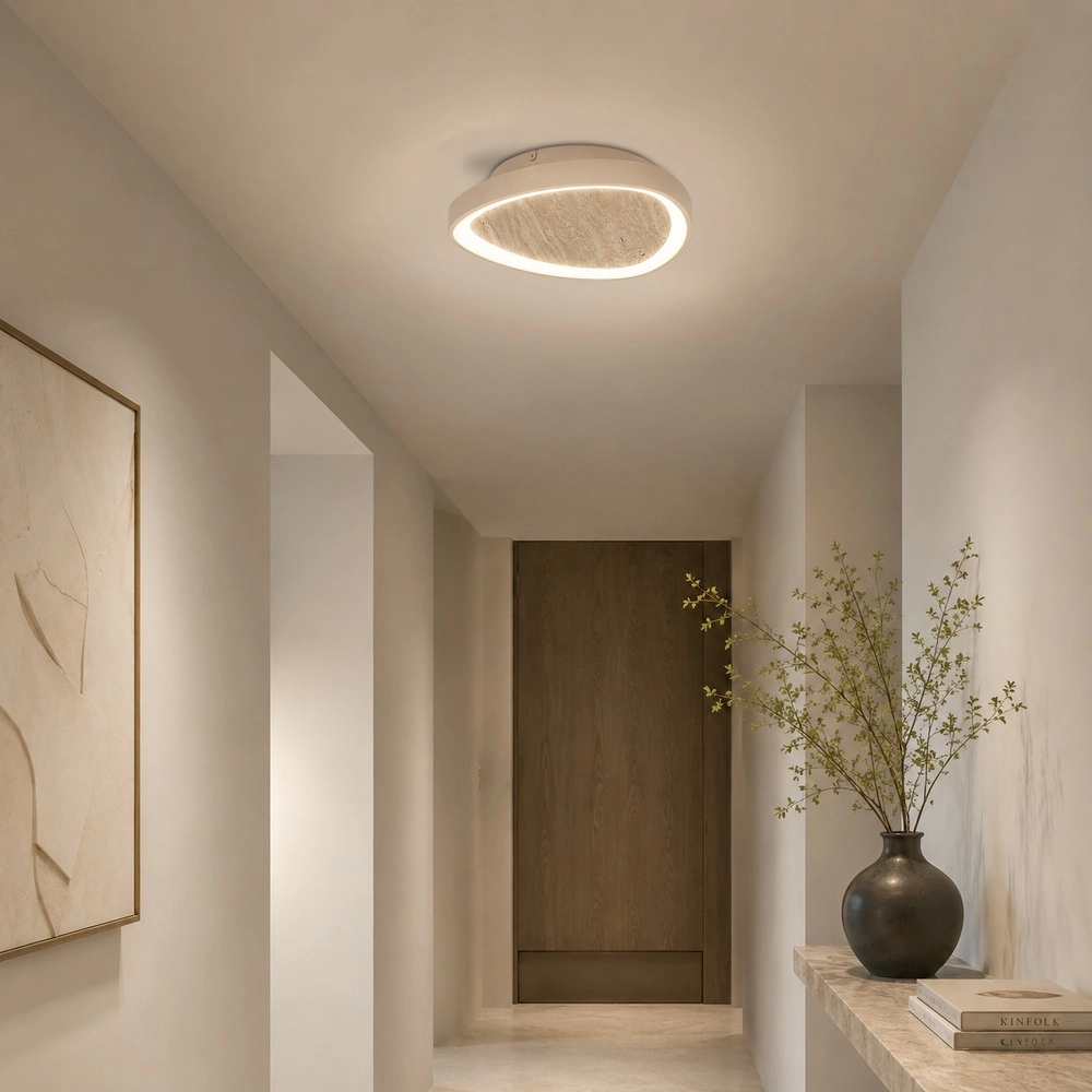 Moderne plafondlamp Meliciano zand bruin Eglo 9008606407095