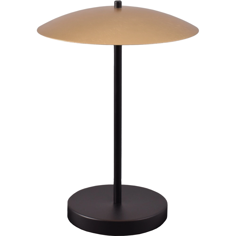 Tafellamp Scala zwart met goud Ø 25cm