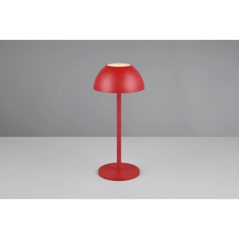 Tafellampje Ricardo rood Ø 13,5cm Trio 4017807601817