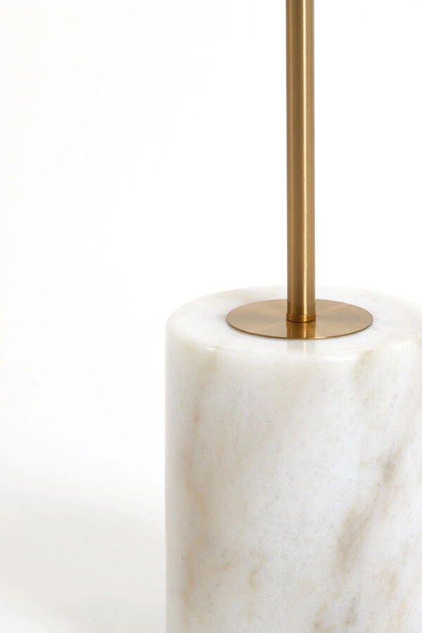 Unieke vloerlamp Medina wit met goud Light & Living 8717807650889