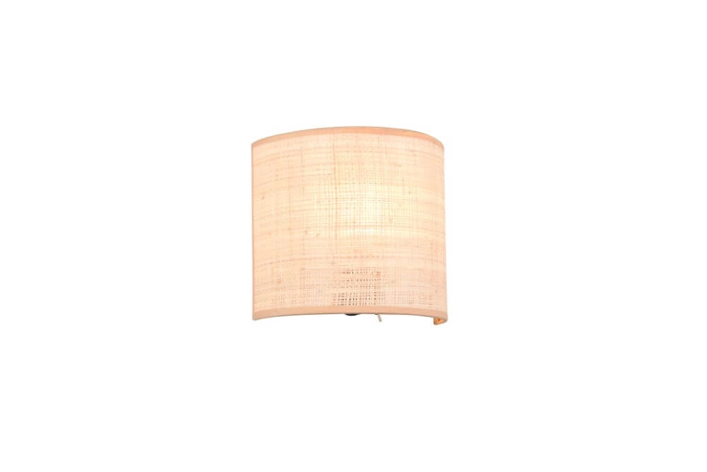 Crème wandlamp Aimee met schakelaar