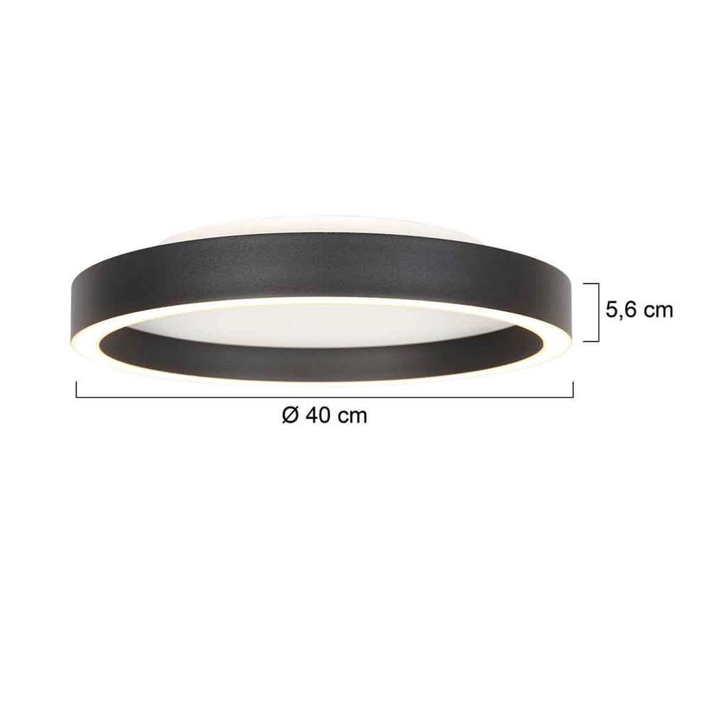 Design plafondlamp Ringlux Ø 40cm Steinhauer 8712746176629