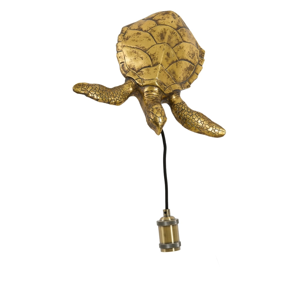 Wandlamp Turtle brons Light & Living 8717807778125