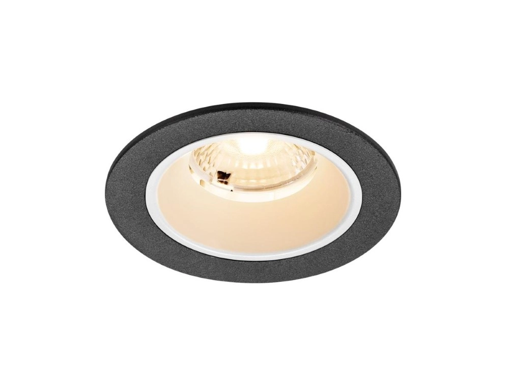 Inbouwspot Numinos S zwart/wit 2700K - 40gr SLV 4024163313179