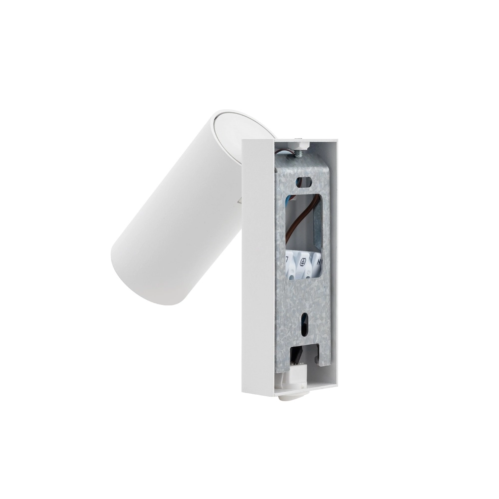 Richtbare spot Fourty met schakelaar - wit Lyora 5903139117647