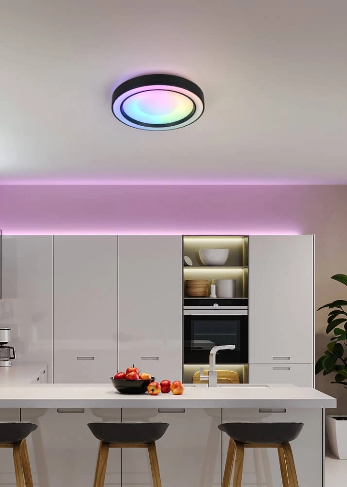 RGB plafonnière Arco Ø 40cm Trio 4017807619454