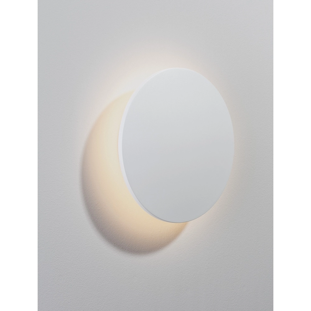 Ronde wandlamp Copper wit Ø 24cm Lyora 5212017447357