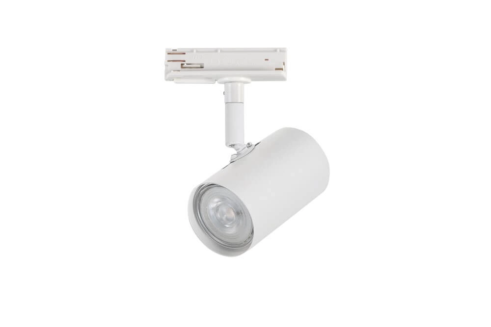 1-fase witte railspot Cilinder GU10