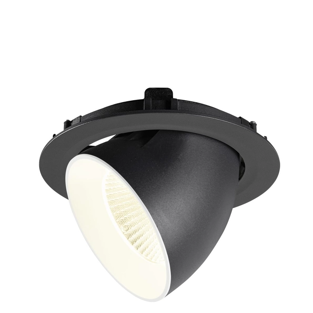 Inbouwspot Numinos Gimble XL zwart/wit 4000K - 40gr SLV 4024163308502