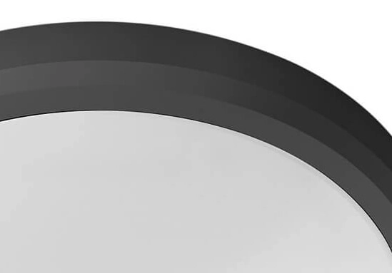 Zwarte plafondlamp Doris met led Philips 8719514417878