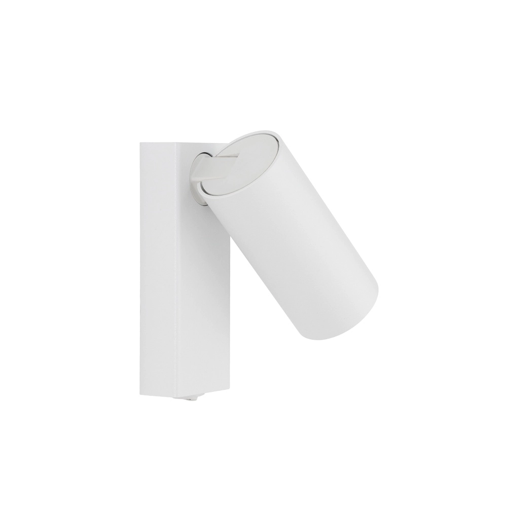 Richtbare spot Fourty met schakelaar - wit Lyora 5903139117647