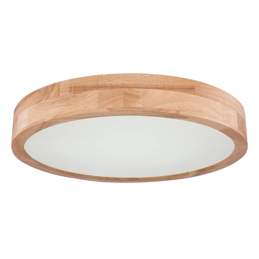 Houten plafonniere Rainer scandinavisch Ø 40cm Globo 9007371395279