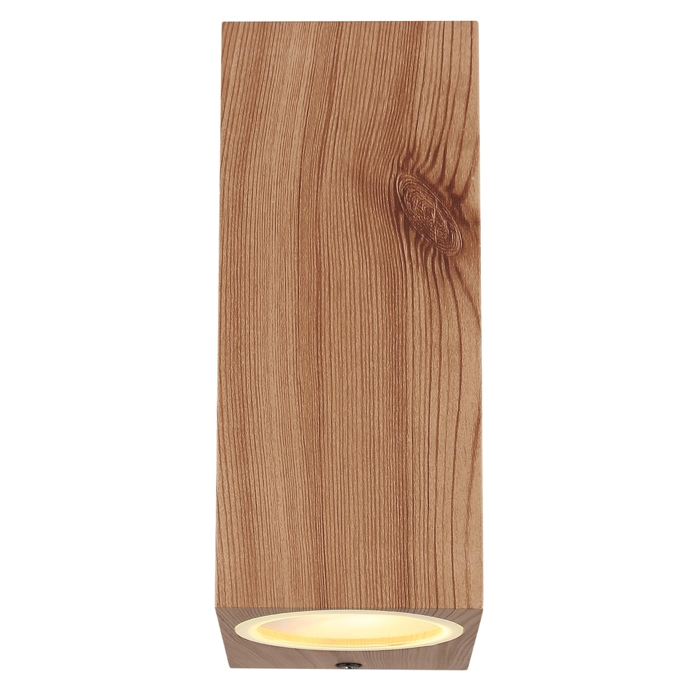 Strakke opbouwspot Veronika up & down hout Globo 9007371444786