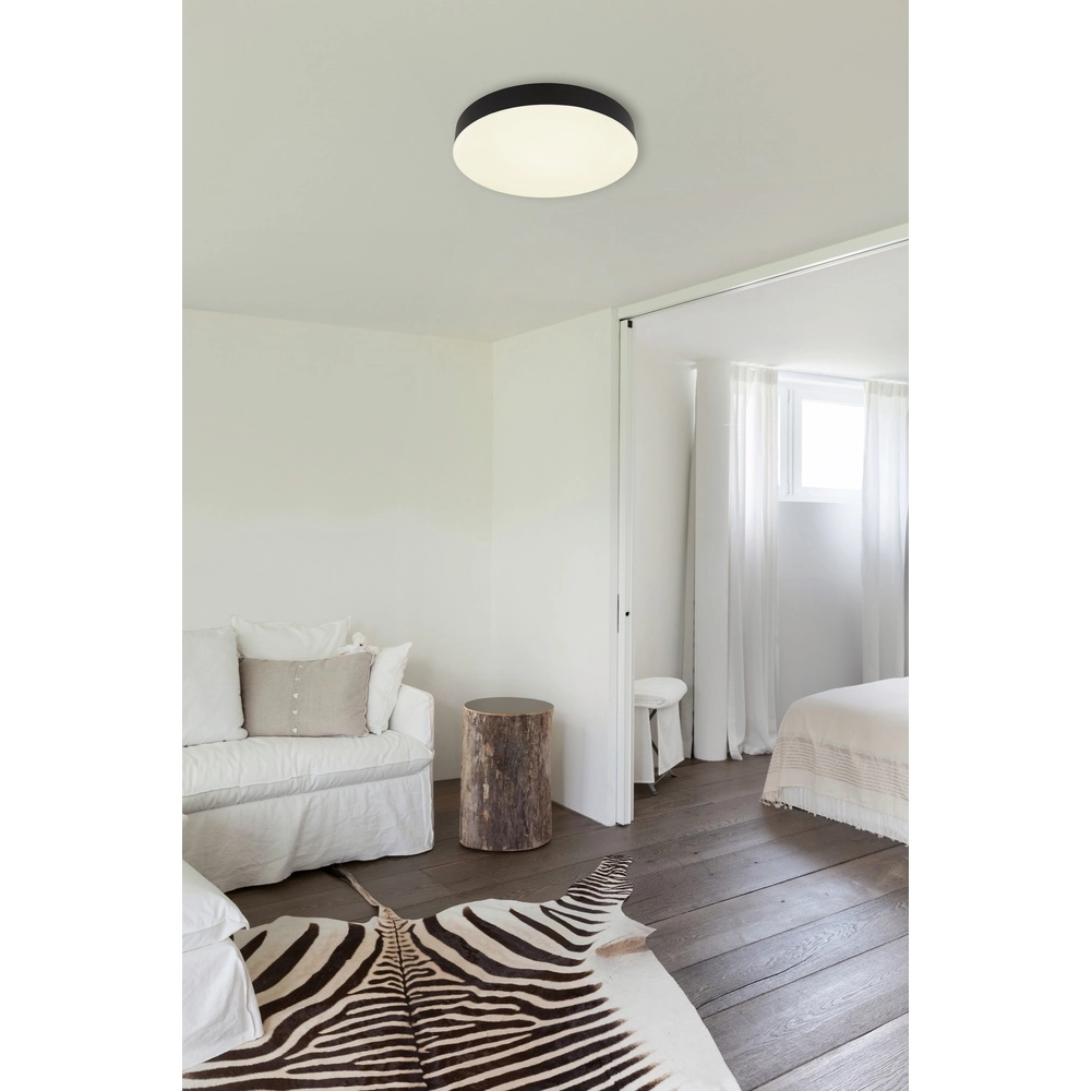 Plafonniere Matthew design zwart Ø 30cm Globo 9007371453207