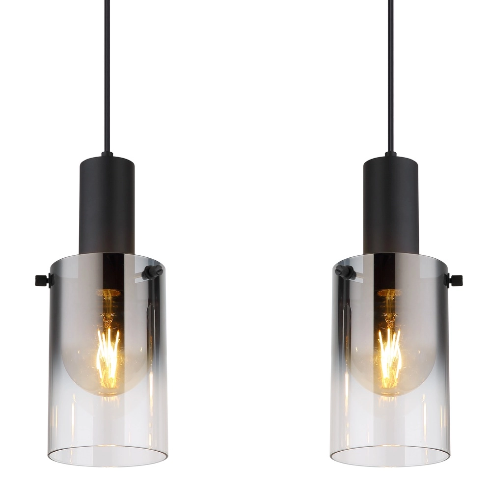 4-lichts hanglamp Florentina zwart design Globo 9007371457236