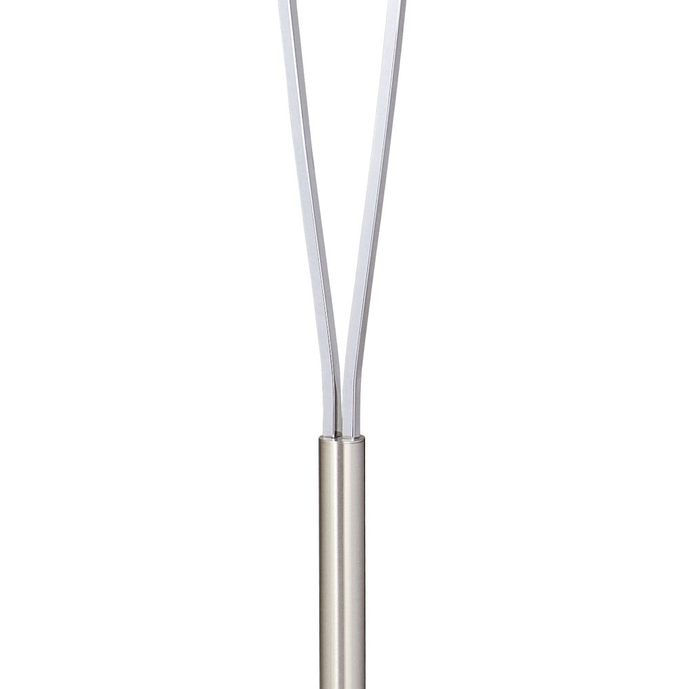 Lampenkap tafellamp Paris II grijs met witte lampenkap Trio 4017807368390