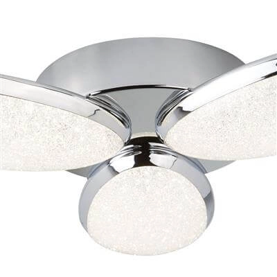 Plafondlamp Lori 3-lichts grijs Searchlight 5053423097626