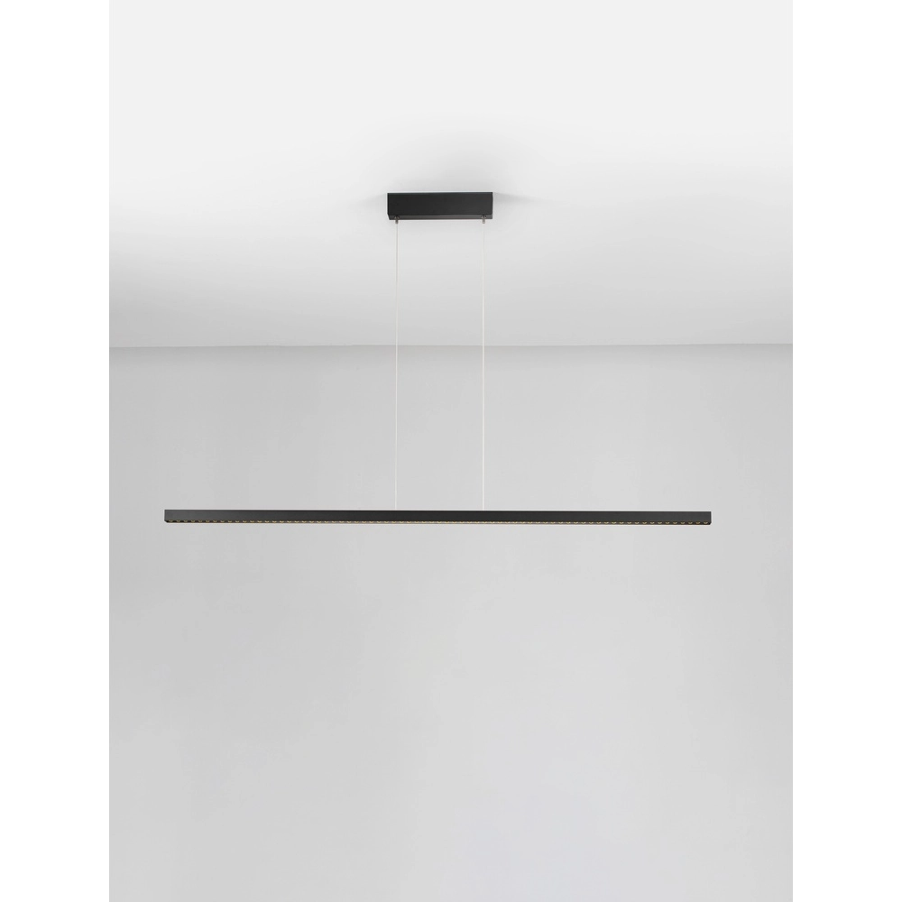 Rechte hanglamp Deos zwart Lyora 5212017463746