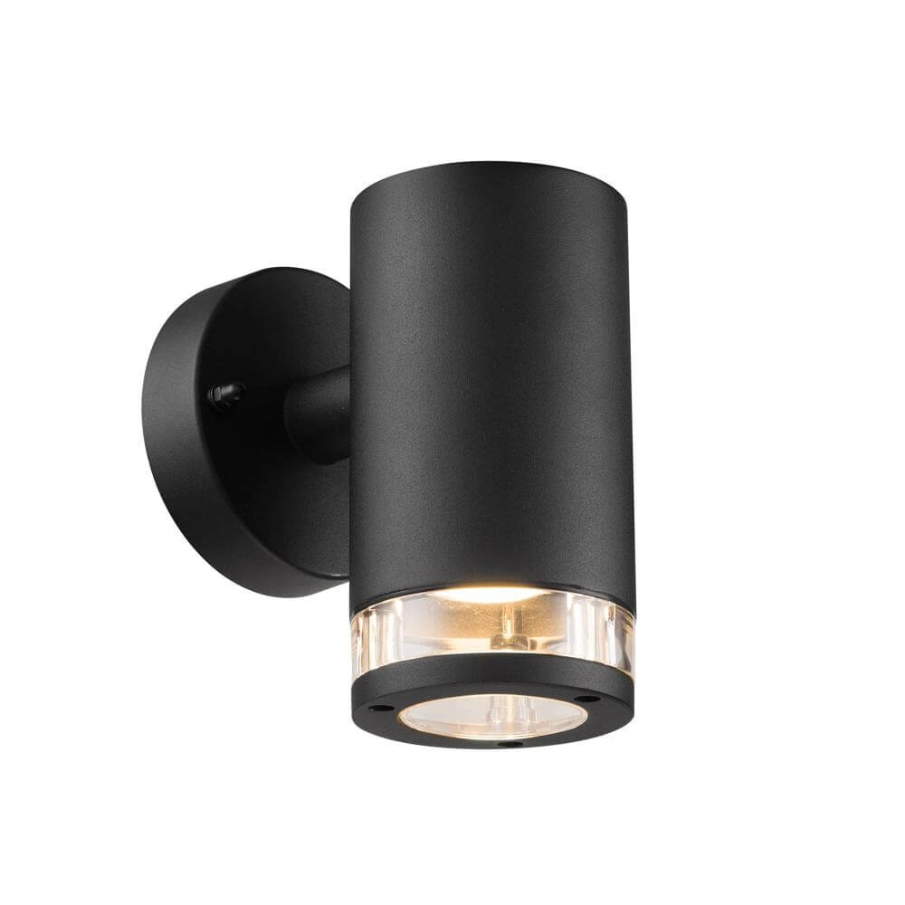 Design wandlamp Birk zwart enkel