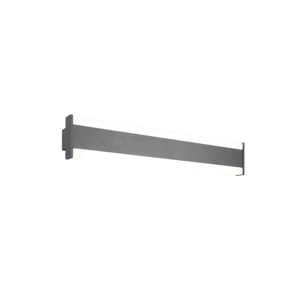 Wandlamp Dawson design antraciet 60cm Trio 4017807603491