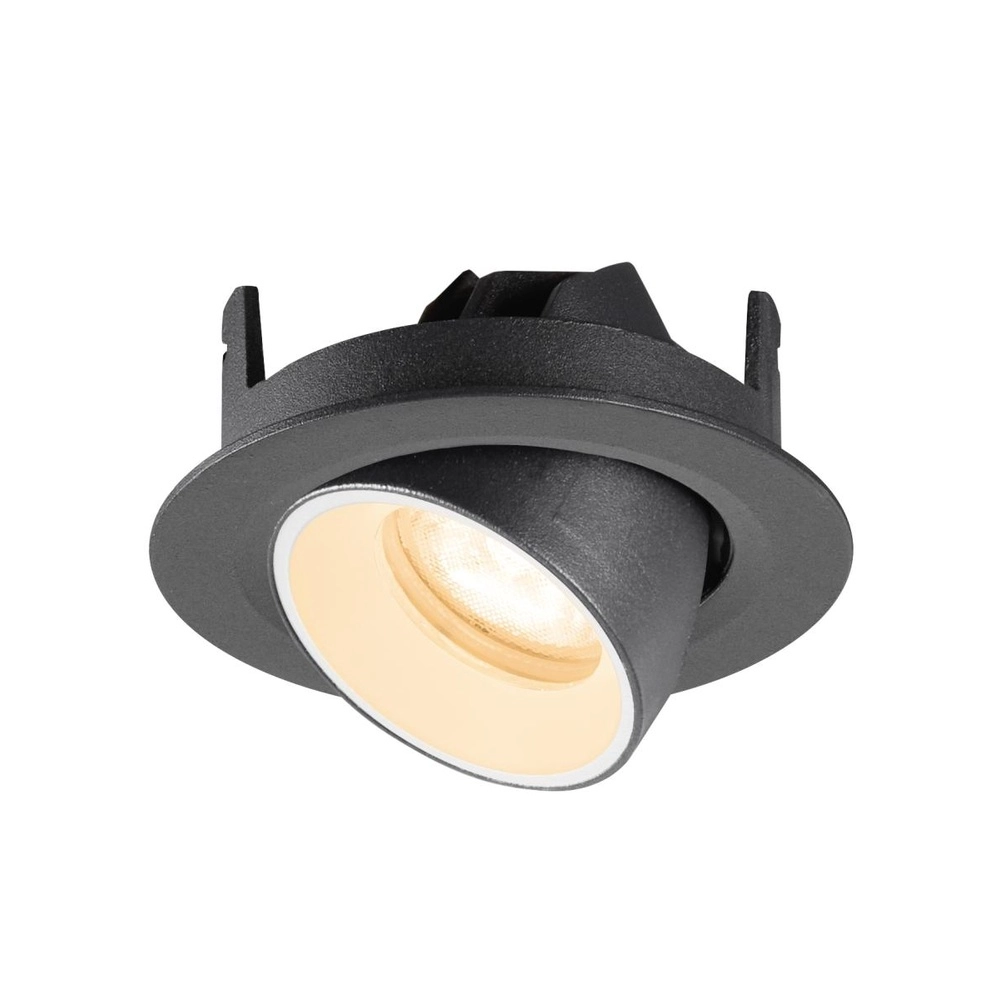 Inbouwspot Numinos Gimble XS zwart/wit 2700K - 55gr SLV 4024163307215
