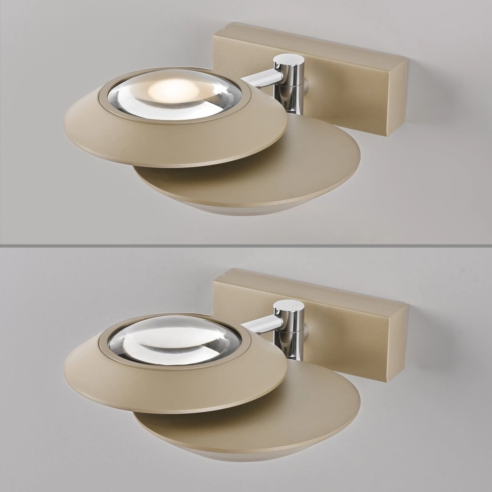 2L led wandlamp Pure Oculis bronce Paul Neuhaus 4012248397039