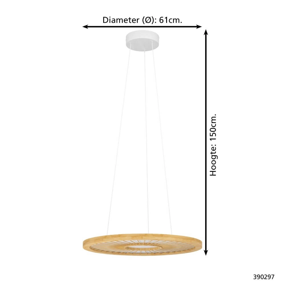 Design hanglamp Dehesa Ø 61cm x 150cm Stars of Light 9008606274314