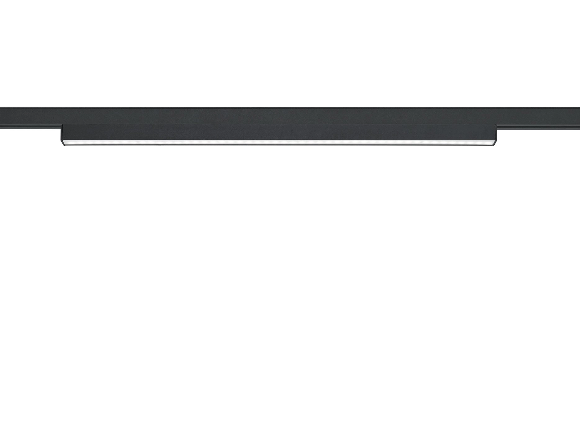 2-fase rail led lamp Duoline Beam zwart