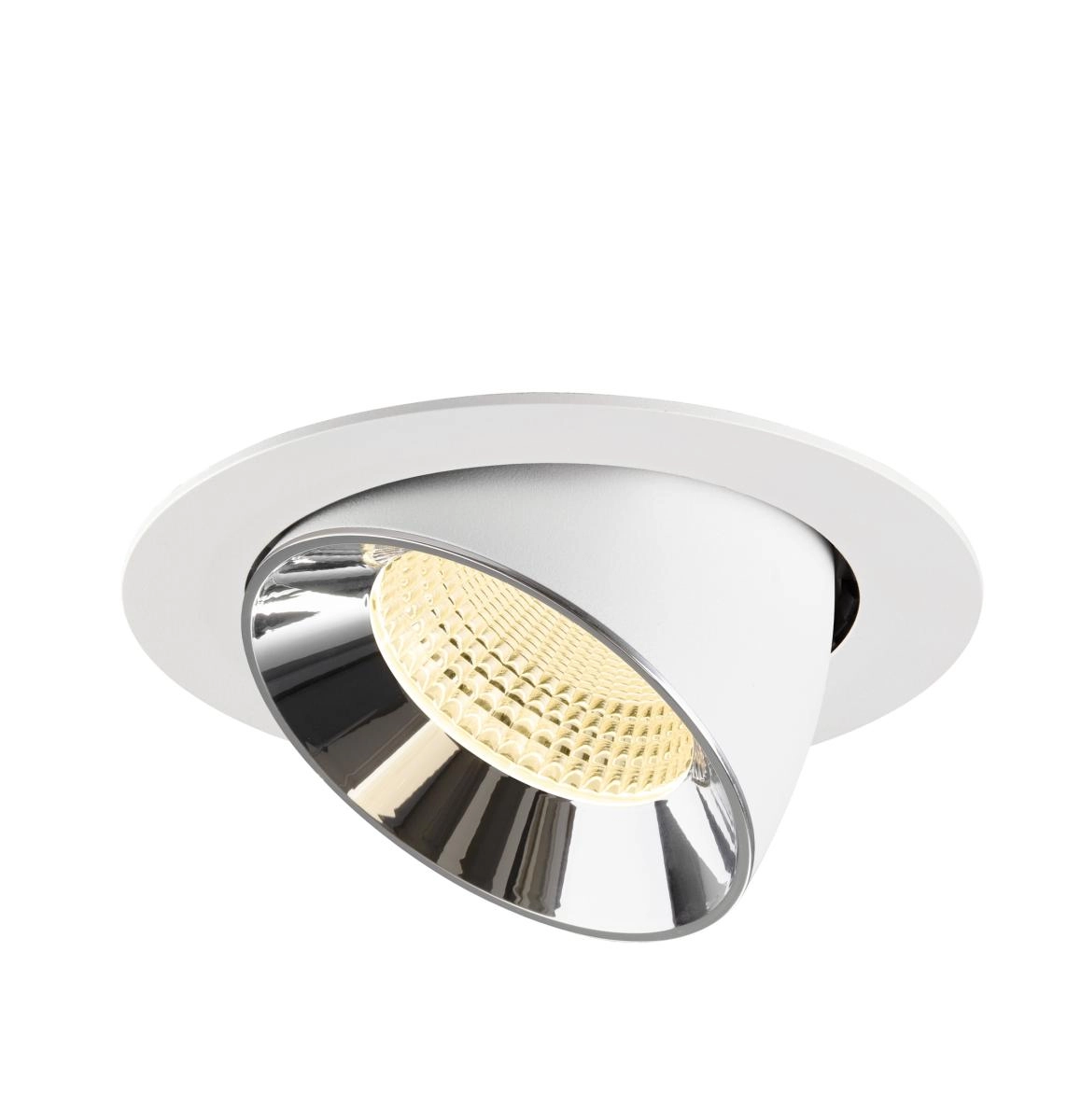 Inbouwspot Numinos Gimble XL wit/chroom 3000K - 55gr SLV 4024163308557