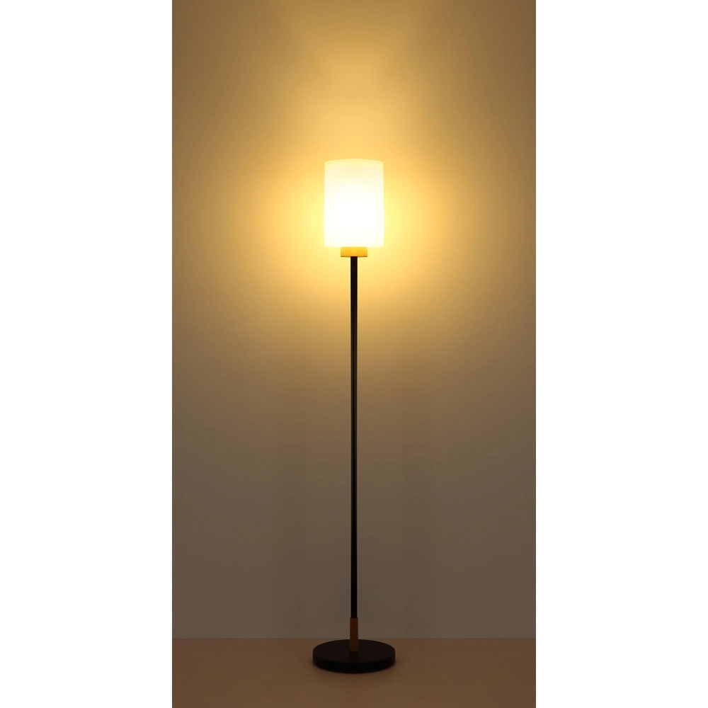 Vloerlamp Rowena zwart Globo 9007371580996