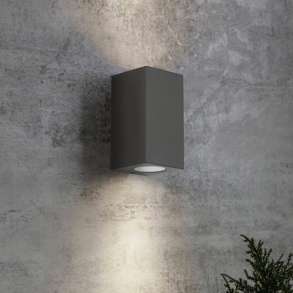 Wandspot Levi antraciet up & down KS verlichting 8714732774604