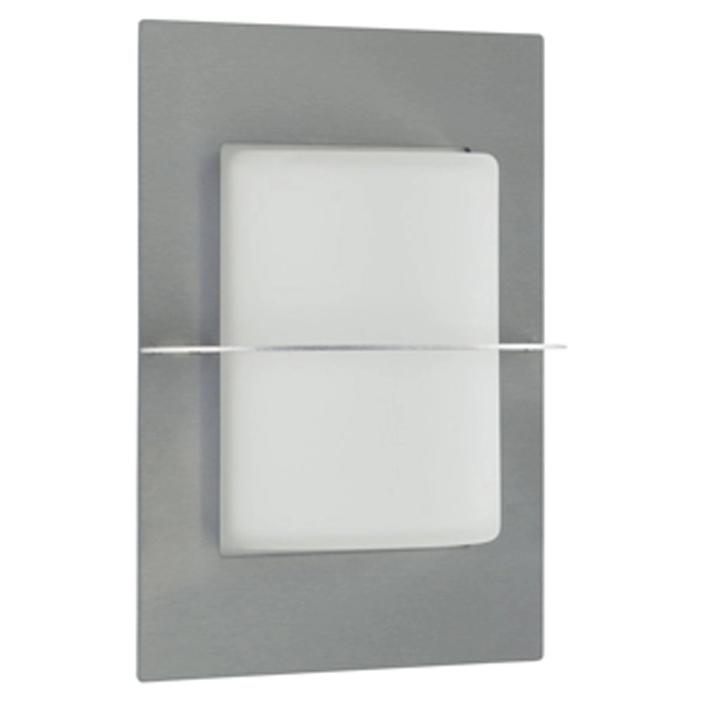 RVS wandlamp Hemisphere 26cm