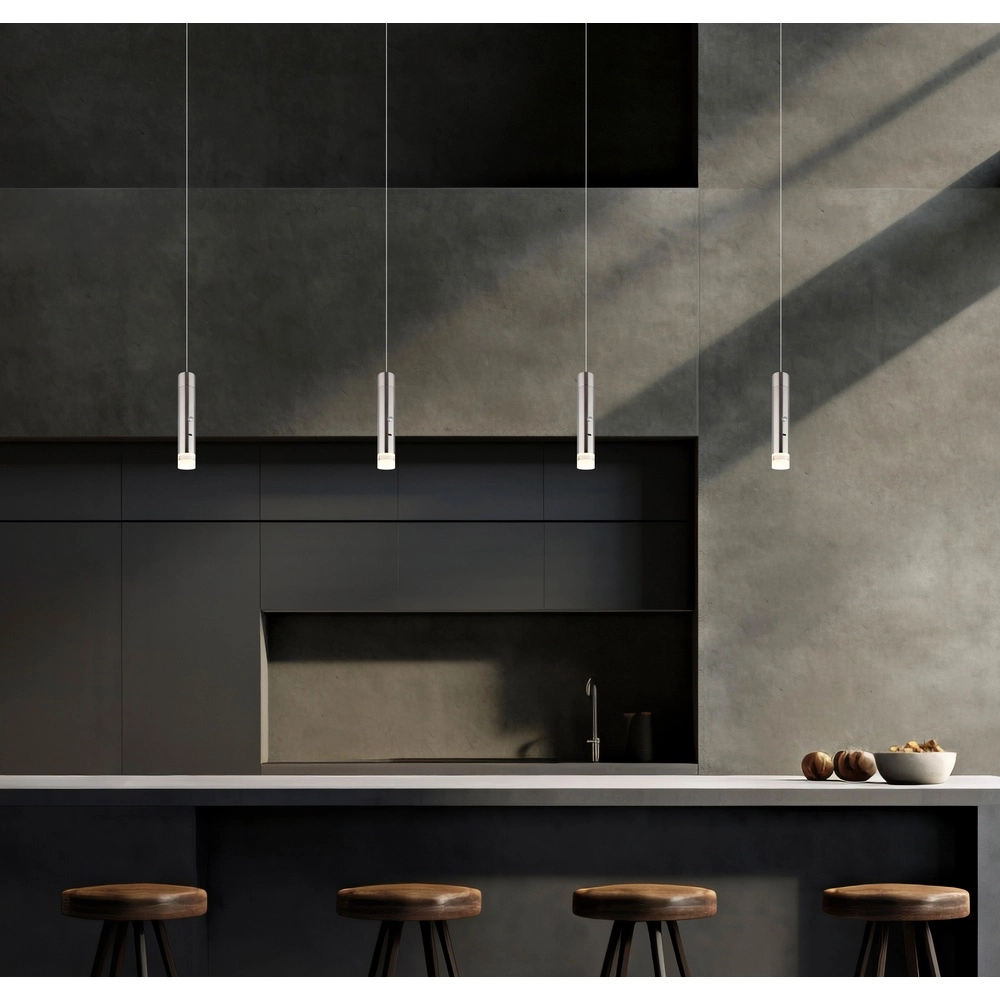 Strakke hanglamp Pelo nikkel Globo 9007371575824